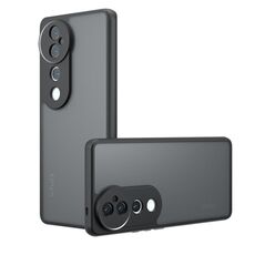Per vivo S19 Pro Armor Precise Hole PC Hybrid TPU Custodia per telefono (nero satinato)