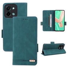 Custodia per telefono in pelle con chiusura magnetica per vivo Y28 4G (verde)