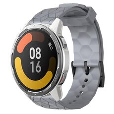 Per Xiaomi MI Watch Color 2 22mm Football Pattern Cinturino in silicone tinta unita (grigio)