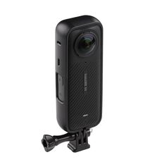 Per Insta360 X4 PC Telaio protettivo in plastica con supporto adattatore e vite (nero)