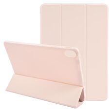 Custodia per tablet in pelle antiurto con supporto a 3 pieghe GEBEI per Huawei MatePad SE 11 (rosa)