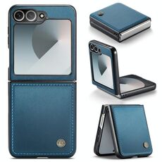 Per Samsung Galaxy Z Flip6 5G CaseMe 023 Custodia per telefono in pelle antifurto con fibbia a farfalla Litchi Texture RFID (blu)
