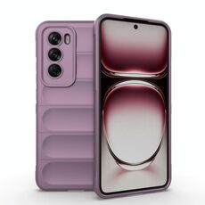 Per OPPO Reno12 Pro Global Magic Shield TPU + custodia per telefono in flanella (viola)