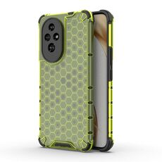 Per Honor 200 Custodia protettiva antiurto per PC a nido d'ape + TPU (verde)