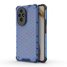 Per Honor 200 Custodia protettiva antiurto per PC a nido d'ape + TPU (blu)