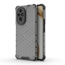 Per Honor 200 Custodia protettiva antiurto per PC a nido d'ape + TPU (nera)