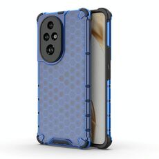 Per Honor 200 Pro Custodia protettiva antiurto per PC a nido d'ape + TPU (blu)