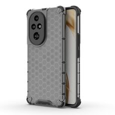 Per Honor 200 Pro Custodia protettiva antiurto per PC a nido d'ape + TPU (nera)