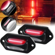 Lampada a lampadina con indicatori di posizione laterali a doppio colore per auto/camion 12-24 V 8 LED