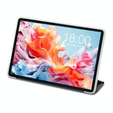 Per Teclast P30T Custodia intelligente per tablet in pelle Folio con supporto a 3 pieghe (grigio)