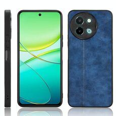 Custodia per cellulare con cover posteriore cucita con motivo mucca per vivo Y38 / Y200i (blu)