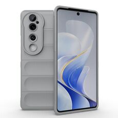 Per vivo S19 Pro 5G Magic Shield TPU + Custodia in flanella per telefono (grigio)