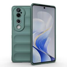 Per vivo S19 Pro 5G Magic Shield TPU + custodia in flanella per telefono (verde scuro)