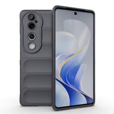 Per vivo S19 Pro 5G Magic Shield TPU + custodia in flanella per telefono (grigio scuro)