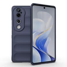 Per vivo S19 Pro 5G Magic Shield TPU + custodia in flanella per telefono (blu scuro)