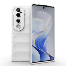 Per vivo S19 Pro 5G Magic Shield TPU + Custodia in flanella per telefono (bianco)