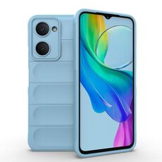 Per vivo Y03 4G Global / Y18 4G Global Custodia per telefono in TPU + flanella Magic Shield (azzurro chiaro)