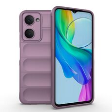 Per vivo Y03 4G Global / Y18 4G Global Custodia per telefono in TPU + flanella Magic Shield (viola)