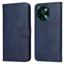 Per vivo Y28 4G Custodia per cellulare in pelle flip classica con texture di vitello globale (blu)