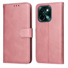Per vivo Y28 4G Custodia per cellulare in pelle flip classica con texture di vitello globale (oro rosa)