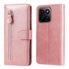 Custodia per telefono in pelle con cerniera For Honor Play 60 Plus Fashion Calf Texture (oro rosa)