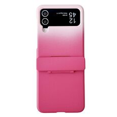 Per Samsung Galaxy Z Flip6 Skin Feel PC Custodia antiurto a copertura totale (rosa+rosso)