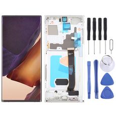 Per Samsung Galaxy Note20 Ultra 5G SM-N986B 6,78 pollici OLED LCD Screen Digitizer assemblaggio completo con cornice (Argento)