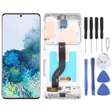 Per Samsung Galaxy S20+ 4G/5G SM-G985/986 6,67 pollici OLED LCD Screen Digitizer Assembly completo con telaio (argento)