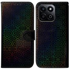 Per Honor Play 60 Plus Custodia per telefono in pelle con fibbia magnetica colorata (nero)