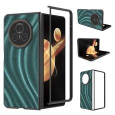 Custodia protettiva per telefono For Honor Magic V3 Galactic Pattern (verde)