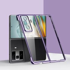 Custodia per telefono PC placcata in 6D per Honor Magic Vs3 (viola)