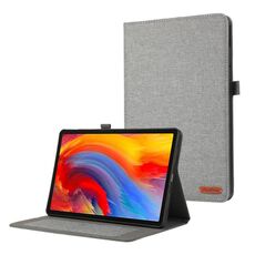 Per Lenovo Tab Plus 11.5 Custodia in tessuto e pelle per tablet (grigio)