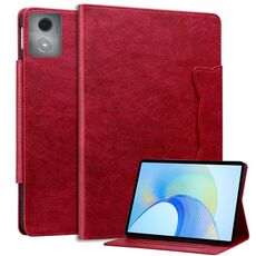 Per Lenovo Tab K11 Plus / M11 Plus Custodia per tablet in pelle con fibbia a forma di gatto (rosso)