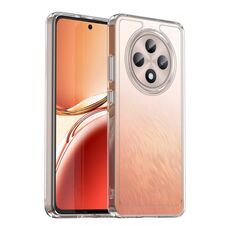 Per OPPO Reno12 F 5G Custodia per telefono in TPU ibrida acrilica serie colorata (trasparente)