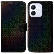 Per Honor X60i Custodia per telefono in pelle con fibbia magnetica colorata (nero)