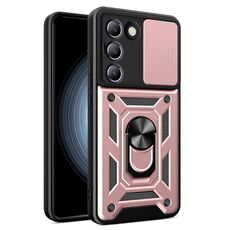 Per vivo Y200e 5G Global Sliding Camera Cover Design TPU+PC Custodia per telefono (oro rosa)