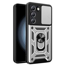 Per vivo Y200e 5G Global Sliding Camera Cover Design TPU+PC Custodia per telefono (argento)