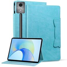 Per Lenovo Xiaoxin Pad Pro 12.7 2025 Custodia per tablet in pelle con fibbia a forma di gatto (blu cielo)