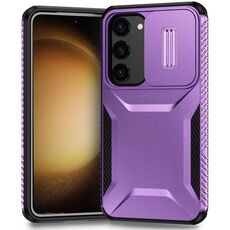 Custodia per telefono Camshield scorrevole per Samsung Galaxy S23+ 5G (viola)