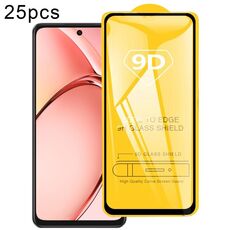 Per OPPO A80 5G / A3 5G India / 4G 25 pezzi 9D Full Glue Pellicola in vetro temperato per schermo