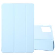 Per Lenovo Xiaoxin Pad Pro 12.7 2025 Custodia in silicone e pelle a tre ante per tablet (blu ghiaccio)