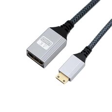 Cavo adattatore dati video HD Mini HDTV a HDTV con testa ad angolo retto per fotocamera DSLR (dritto)