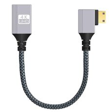 Cavo adattatore dati video HD Mini HDTV a HDTV con testa ad angolo retto per fotocamera DSLR (gomito destro)