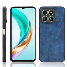 Per Honor X6b Custodia per telefono con motivo a mucca e cuciture (blu)