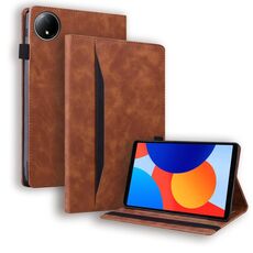 Per Xiaomi Redmi Pad SE 8.7 4G Custodia per tablet in pelle antiurto con giunzione (marrone)