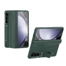 Per Samsung Galaxy Z Fold6 5G Custodia per telefono antiurto all-inclusive con supporto (verde)
