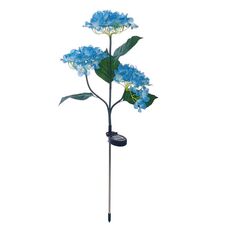 Lampada da giardino solare LED Simulazione Fiore Giardino Luci decorative per atmosfera, Stile: Ortensia