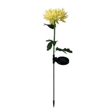 Lampada da prato solare LED Simulazione Fiore Giardino Luci decorative per atmosfera, Stile: Crisantemo
