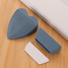 Fermaporta antivento in PVC Fermaporta per uso domestico con scatola di immagazzinaggio (blu scuro)