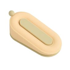 Fermaporta fisso senza fori per uso domestico, fermaporta a ciambella anticollisione (giallo)